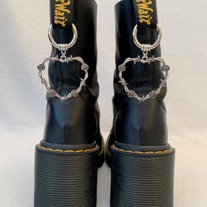 Boot Charms for Doc Martens Charms for Docs Dr Marten Charms Doc Charms | Barbed Heart and Roses