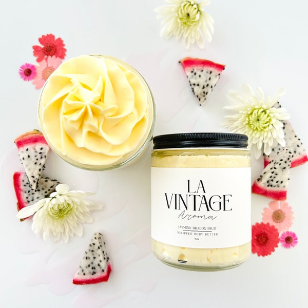 Jasmine Dragon Fruit Whipped Body Butter,  Brazilian Crush Cheirosa 68 Inspired, Sol De Janeiro Type, Cheirosa 68 Body Butter, Beija Flor 68