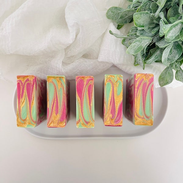 Sweet Pea Soap Bar - Natural Soap - Organic Soap - Soap Bar - Sweet Pea Soap - Self Care Gift - Handmade Soap - Vegan Soap  - Sweet Pea