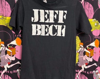 【ヴィンテージ】JEFF BECK ON TOUR T Jeff Beck Vintage Rock/concert/tour Graphic Tshirt - Etsy
