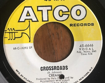Cream Crossroads / Passing The Time 7 Inch 45 RPM Vinyl Record VG