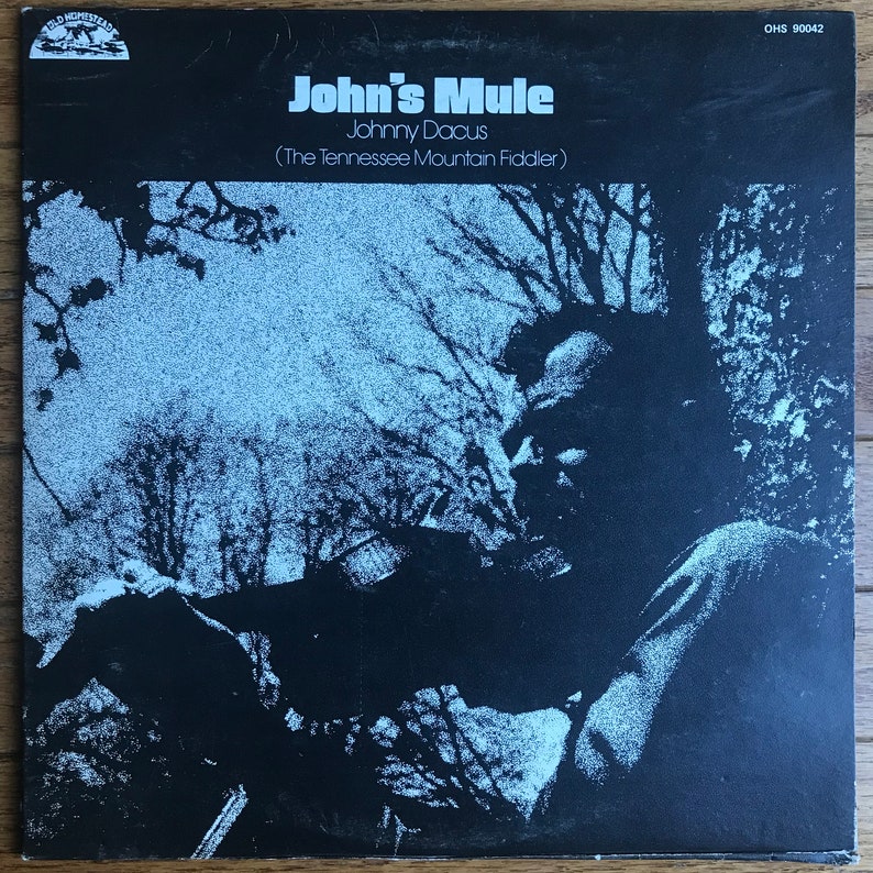 John Dacus Johns Mule Vinyl LP Record G image 1