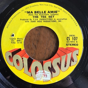 Tee Set Ma Belle Amie / Angels Coming 7&quot; 45 RPM Vinyl Record VG