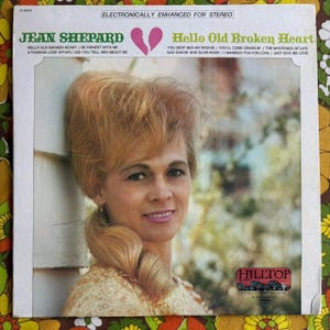 Jean Shepard Hello Old Broken Heart Vinyl LP Record VG+