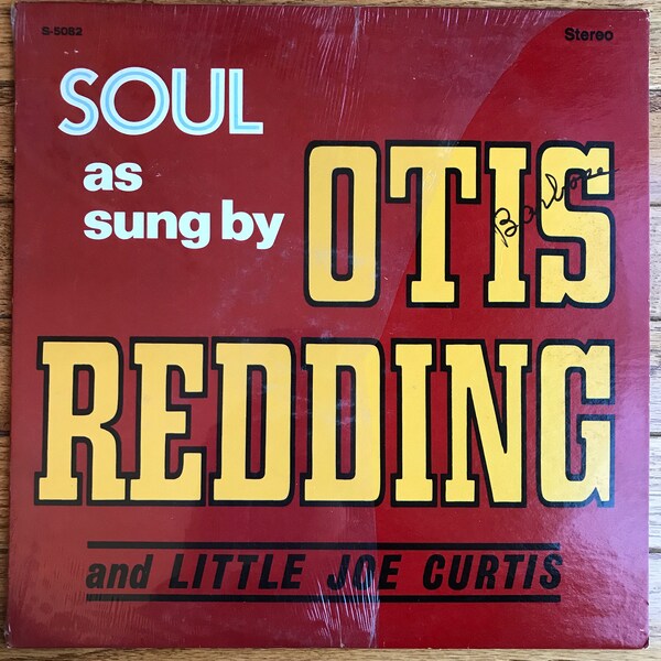 Otis Redding & Joe Curtis Soul As Sung By Vinyl LP Record G+