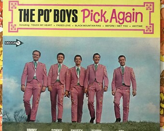 Po’ Boys Pick Again Vinyl LP Record White Label Promo VG+