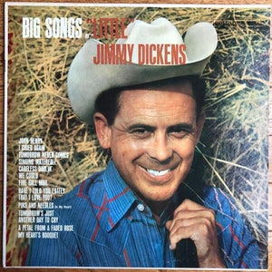 Little Jimmy Dickens Big Songs Vinyl LP Record VG