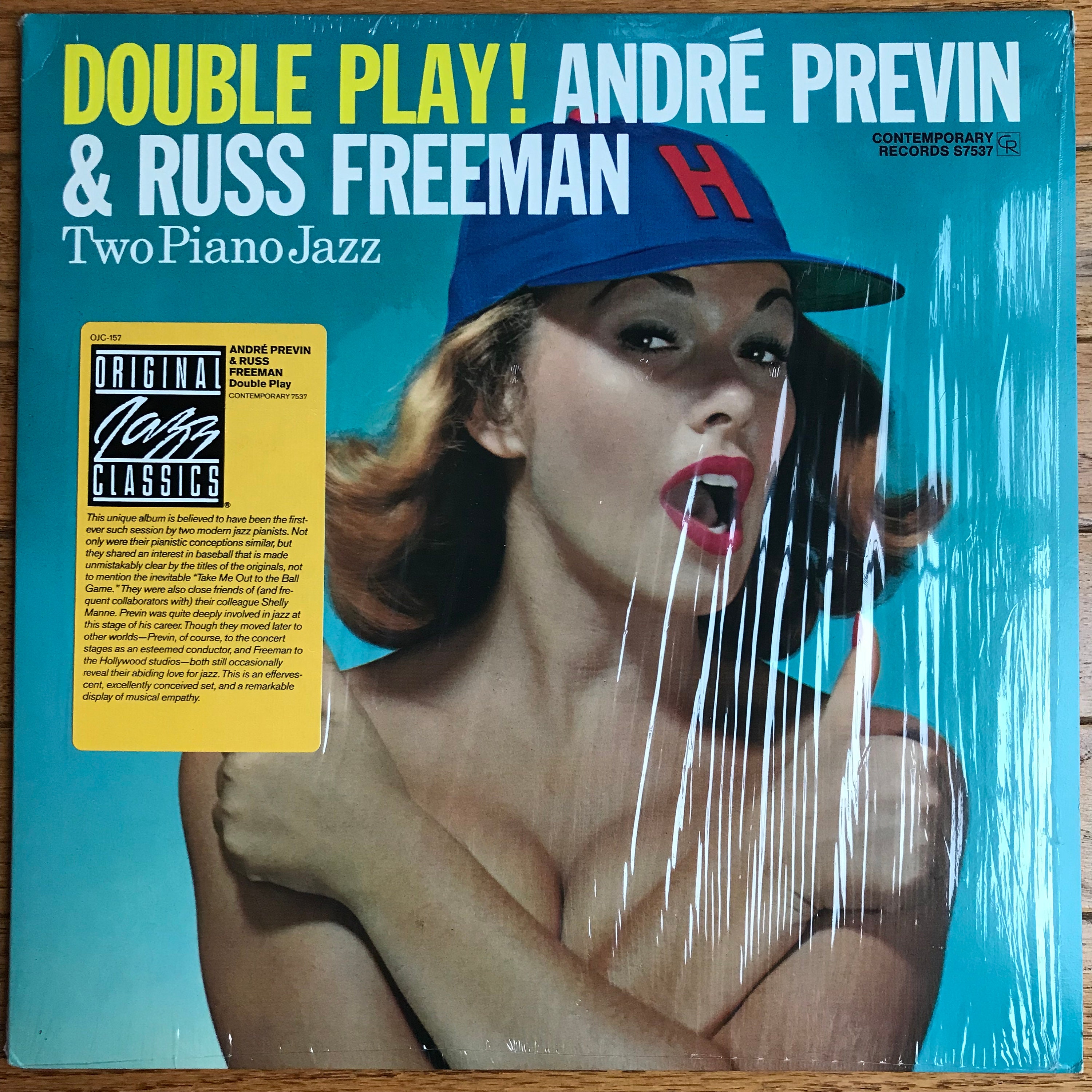 Andre Previn & Russ Freeman Double Play Vinyl LP Record 1984 