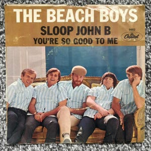 Beach Boys You're So Good To Me 7" 45 RPM Vinyl Record Capitol 5602 G