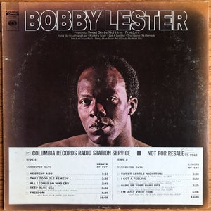 Bobby Lester S/T Vinyl LP Record VG