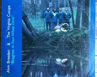Alvin Breeden & The Virginia Cutups Bluegrass In Four Wheel Drive Vinyl LP Record VG+