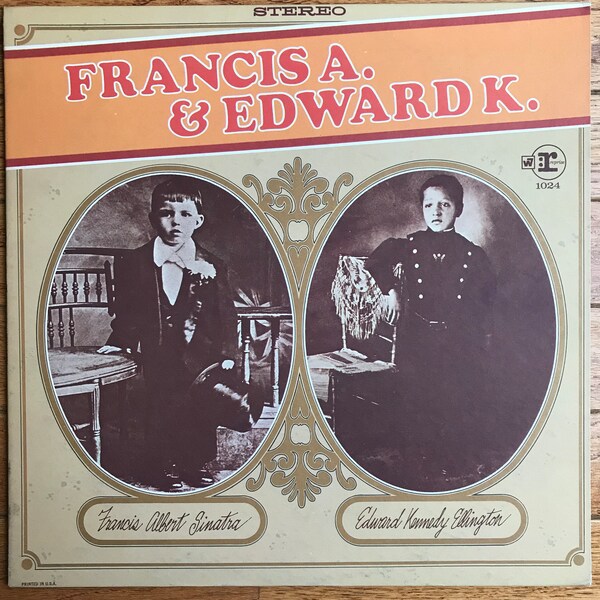 Frank Sinatra & Duke Ellington Francis A Edward K Vinyl LP Record G+