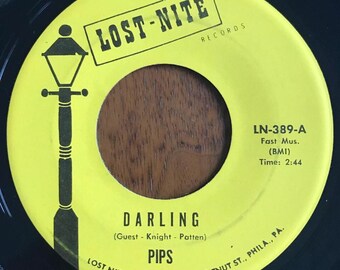 Pips Darling / Linda 7” 45 RPM Vinyl Record VG