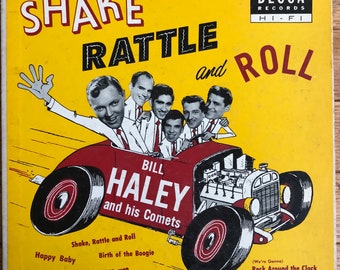 COVER ONLY Bill Haley Shake Rattle Roll 10” Vinyl Record Album Cover