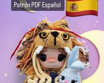 Spanish patron PDF, famous blonde magician accompanied by her Spanish patronus