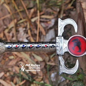 Thunder cat Lion&#39;s sword of omens the thunder cat sword Thundercat Lionio Sword of Omens Fully Handmade Replica