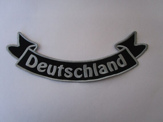 Parche Bordado Bottomrocker Para Chaleco De Motero - Personalizable Con Tu Texto, Fabricado En Alemania