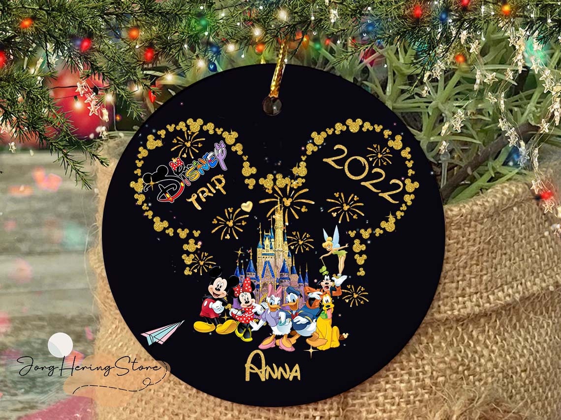 Personalized Disney Trip Keepsake, Disney Christmas 2022 Ornament