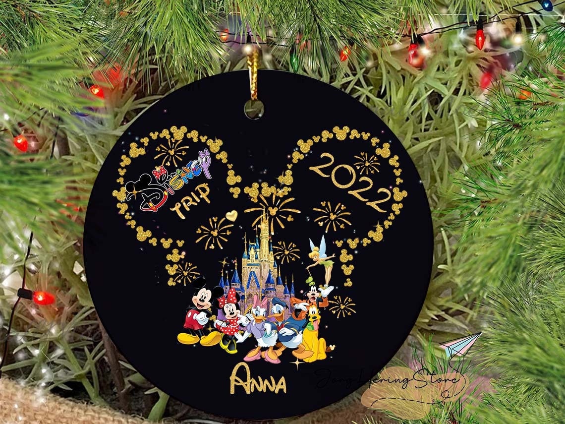 Personalized Disney Trip Keepsake, Disney Christmas 2022 Ornament