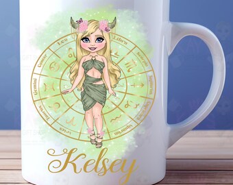 Custom Taurus Zodiac Mug: Personalised Astrology Gift