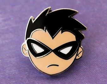 Teen Hero | Boy Wonder | Teen Titans Robin | DC Comics | Hard Enamel Pin | Cute Gift