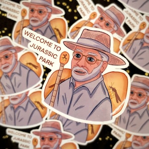 Welcome To Jurassic Park | John Hammond | Jurassic Park | Sticker | Cute Gift