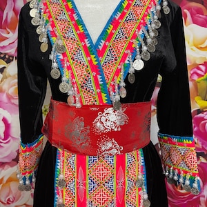 Hmong Pants Woman Outfit Hand Made PNM