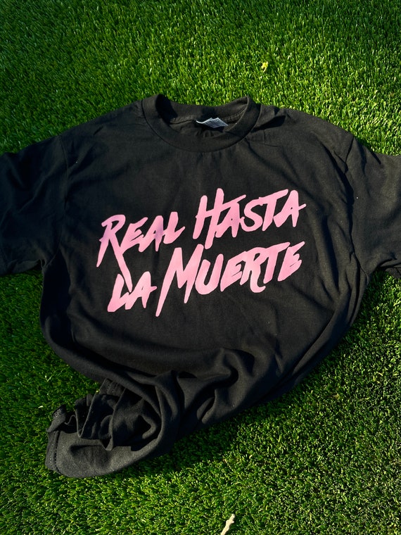 Real Hasta La Muerte Fan Camiseta Anuel (adulto)