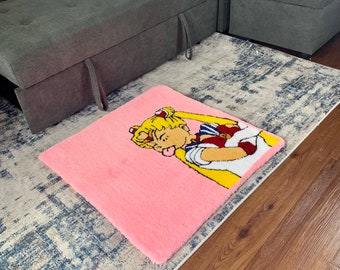 Sailor Moon Tufted Rug | Etsy