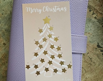 Skrapkalender 50 euro och 100 euro - Jul-/adventskalender-sparutmaning