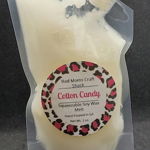 COTTON CANDY scented Squeezable Wax Melts