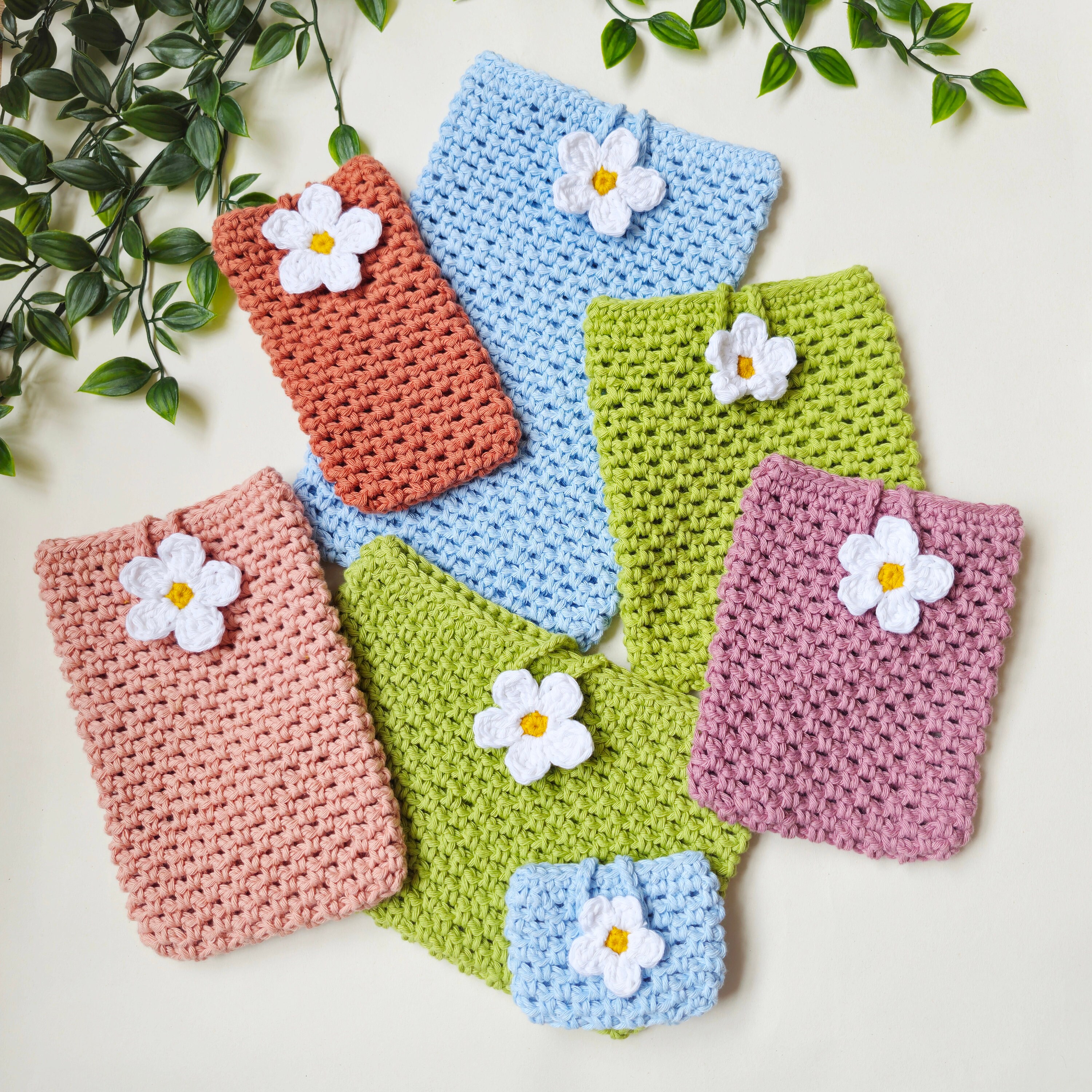 【激安通販オンラインショップ】 Case Daisy Crochet Sleeve Book for Pattern Crochet Pattern, トップス