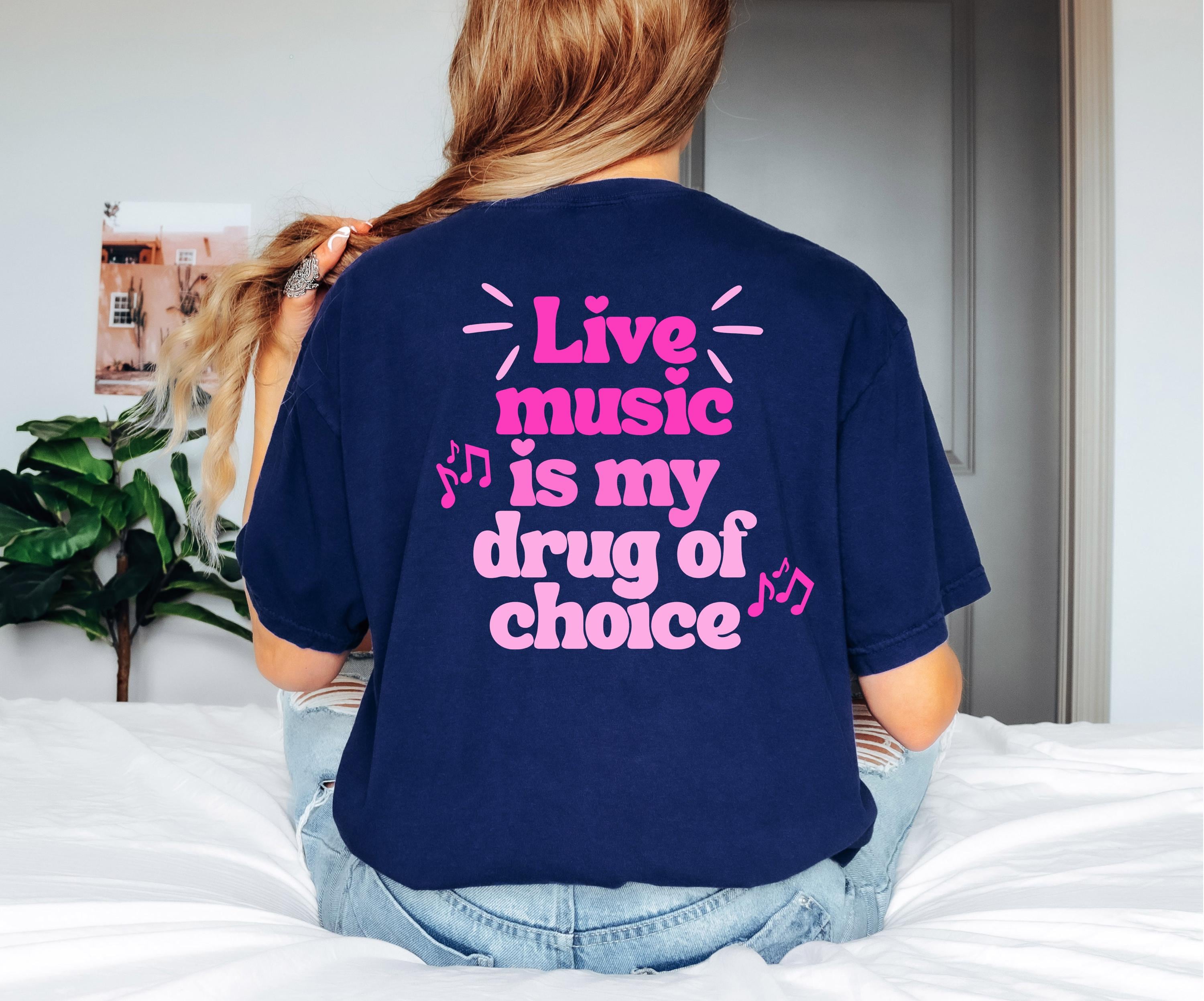 Music is My Drug T Shirt - Etsy