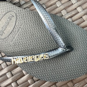 Original HAVAIANAS Flip Flops Women Slim with Personalized Charm