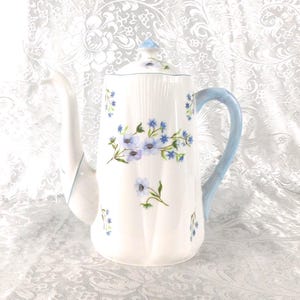 Shelley Mini Coffee Pot with Lid in Blue Rock # 27297