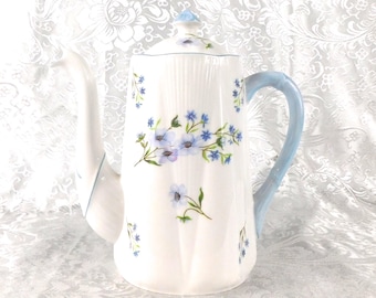 Shelley Mini-Kaffeekanne mit Deckel in Blue Rock #27297