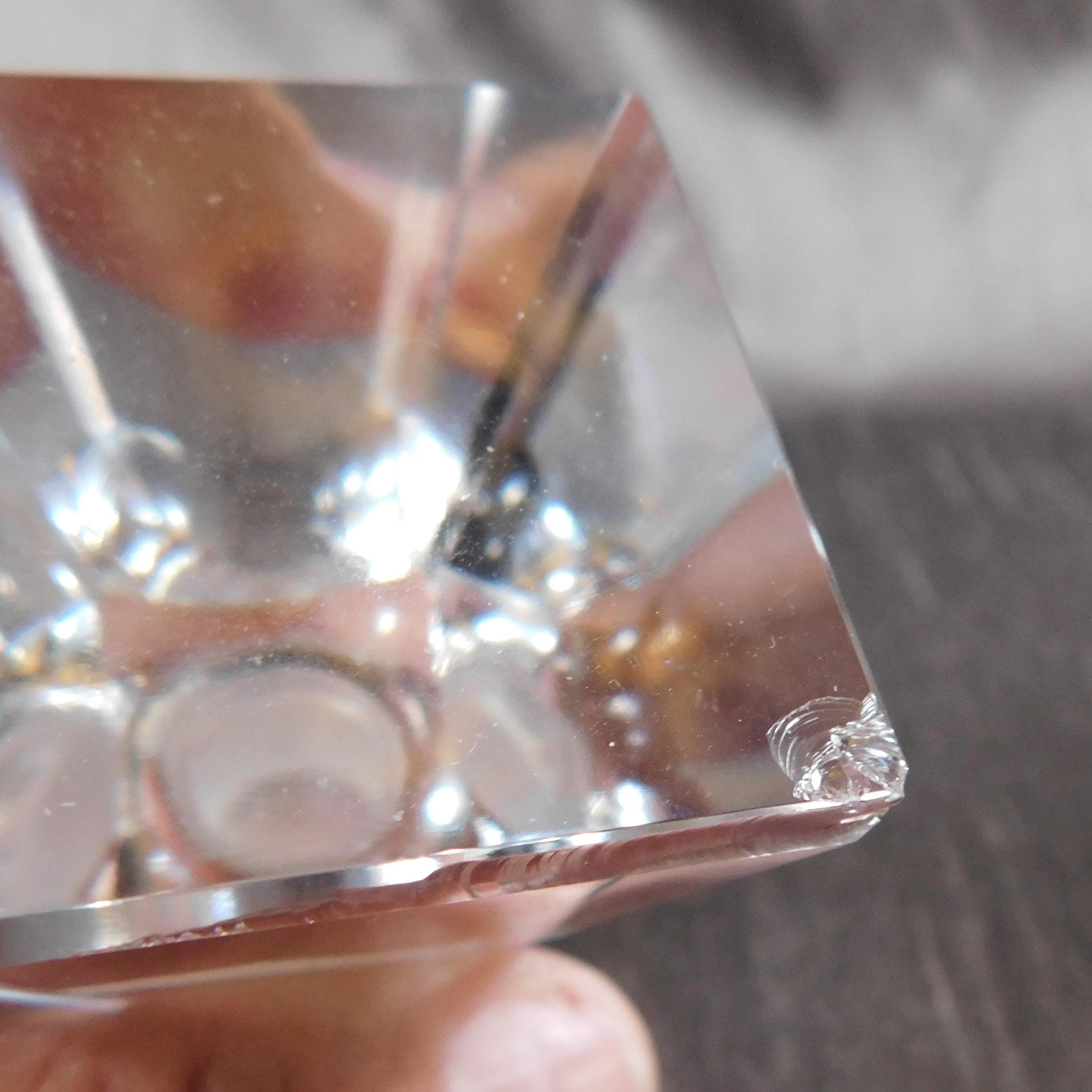 角型カットクリスタル香水瓶 #22524 - Etsy 日本