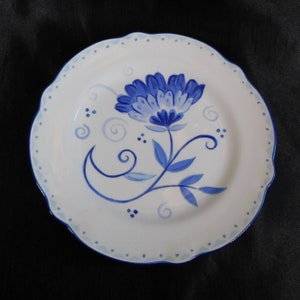 Noritake Plate in Blue Sunrise by Susan Sargent # 22961