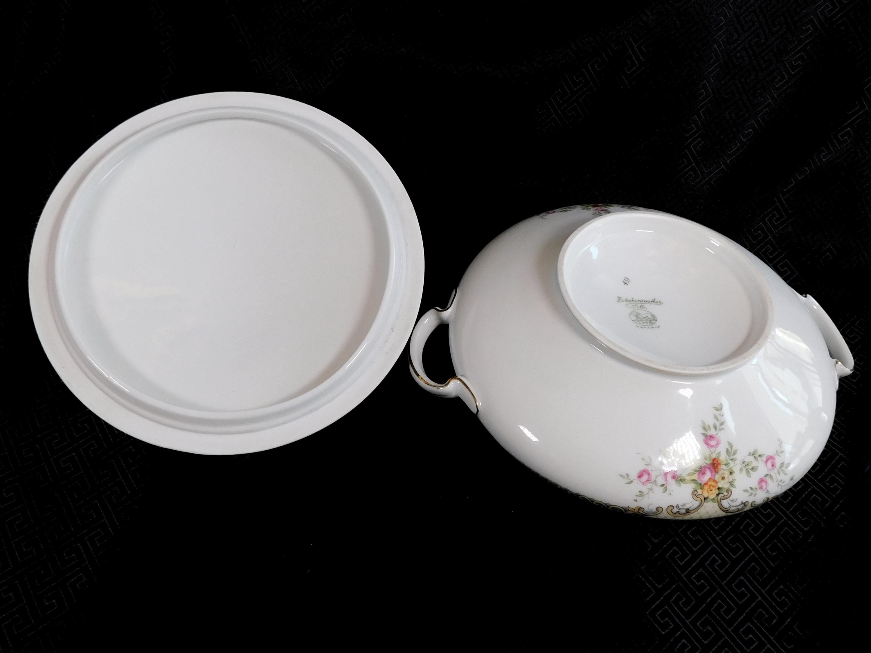 Hutschenreuther Covered Round Vegetable Bowl # 23923 - Etsy Canada