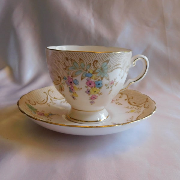 Royal Tuscan Teacup and Saucer # 21675