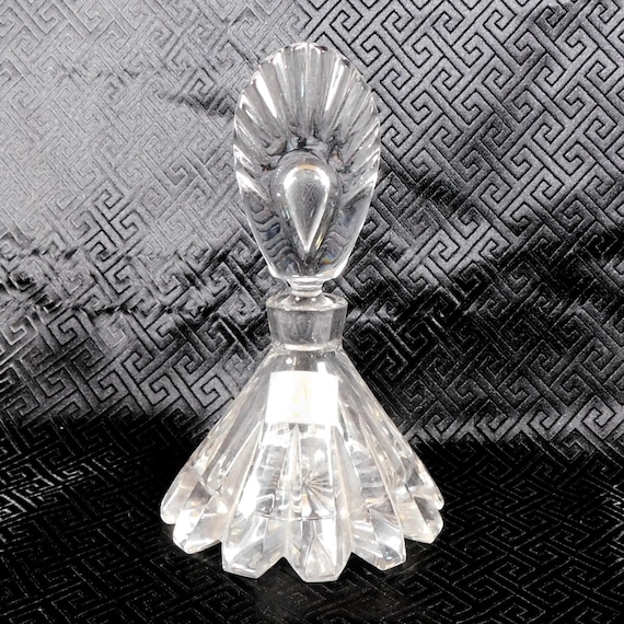 Mikasa Cut Crystal Perfume Bottle # 25090