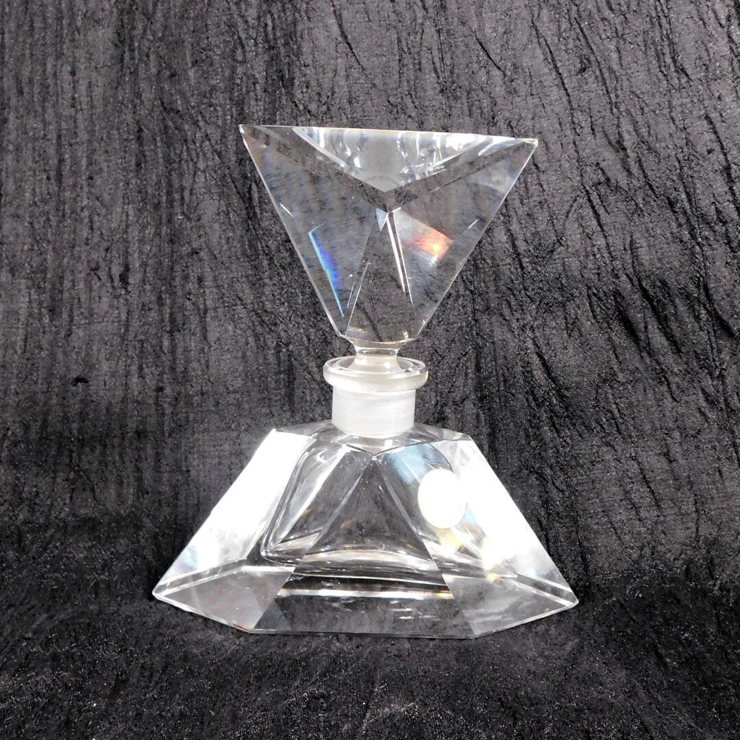 クリアクリスタル香水瓶（マッチしたストッパー付き）#25749 - Etsy 日本