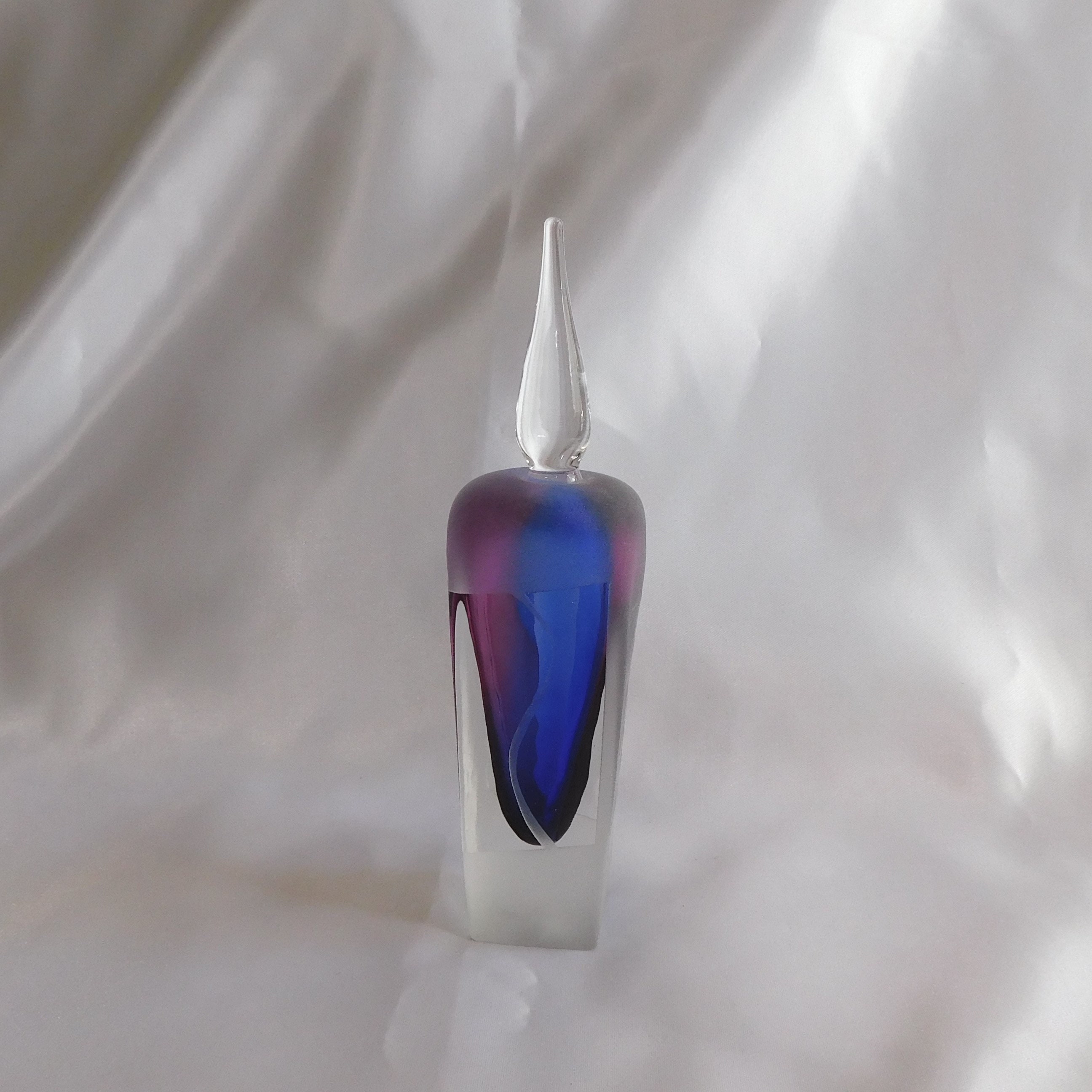 Pink and blue perfume bottle sale