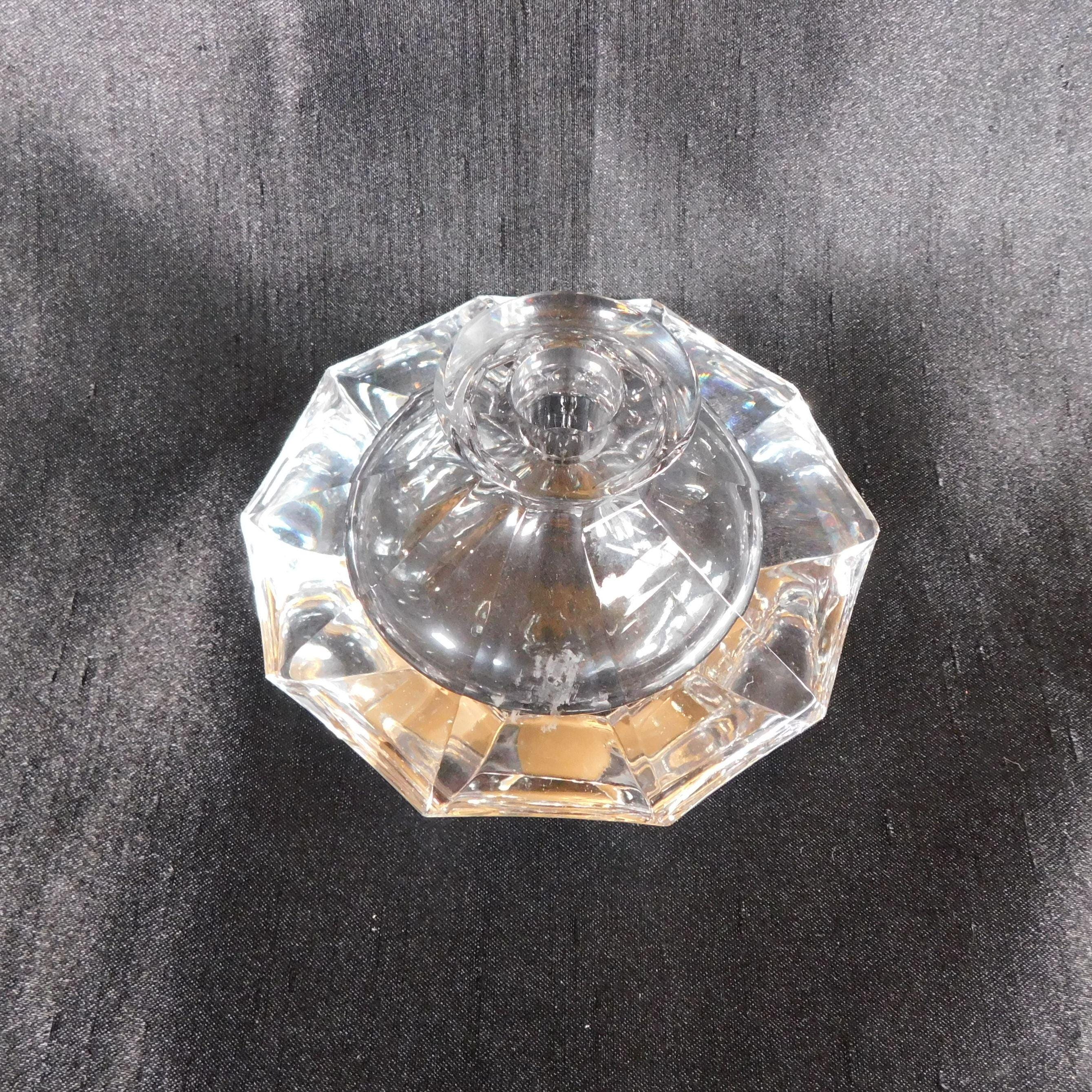 尖ったストッパー付きカットクリスタル香水瓶 # 22487 - Etsy 日本