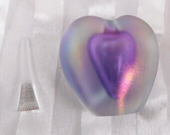 Zellique Studio ジョセフ モレル1991 ハート型香水瓶 Signed Purple Heart Shaped Zellique Perfume Bottle # 26422 - Etsy