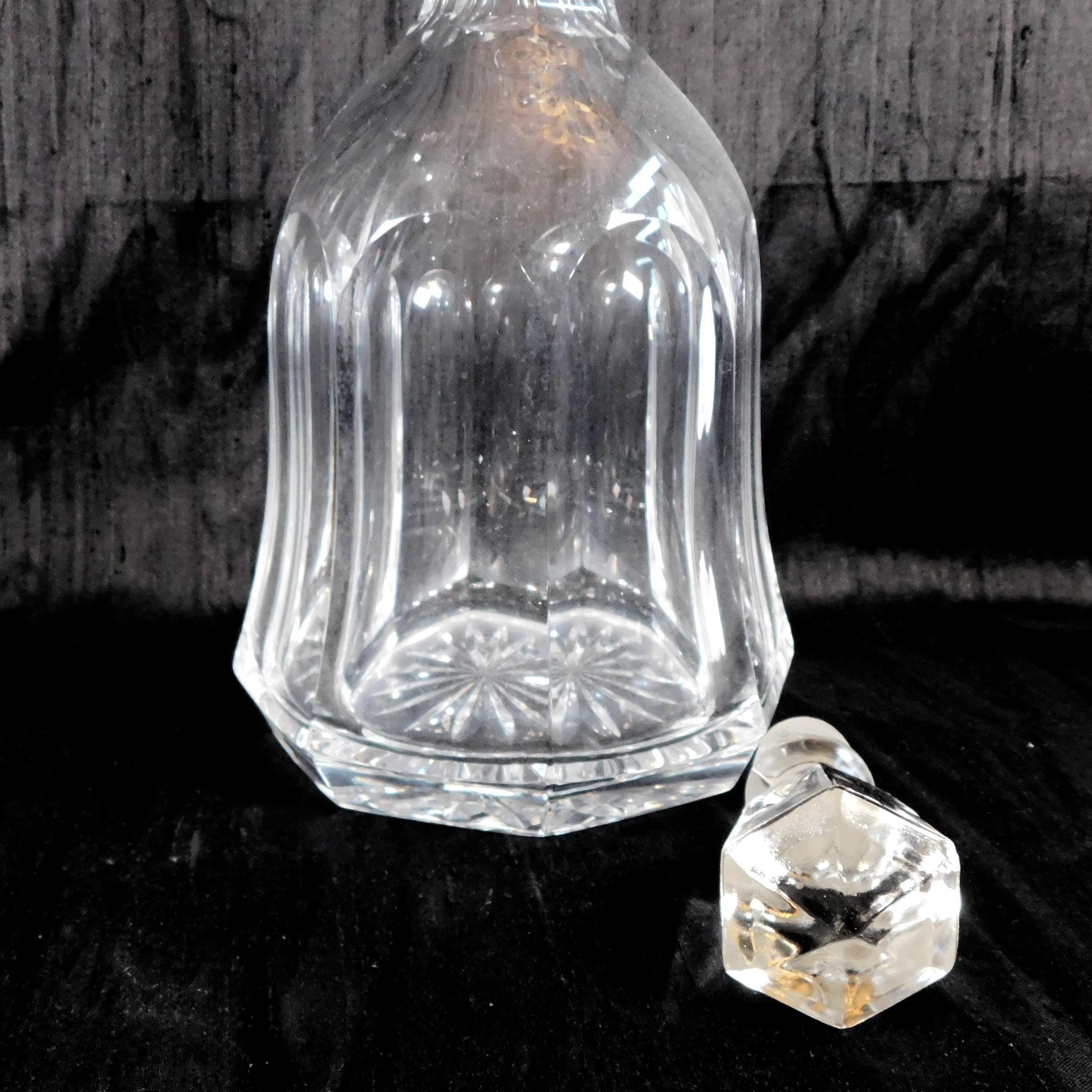 8面フラットカットデキャンタ（間違ったストッパー付き）#21841 - Etsy