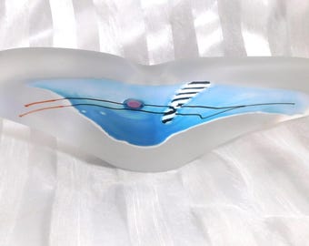 James Wilbat Large Art Glass Perfume Bottle # 265551