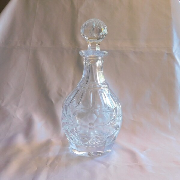 Gorham Spring Meadows Cut Crystal Decanter # 21835