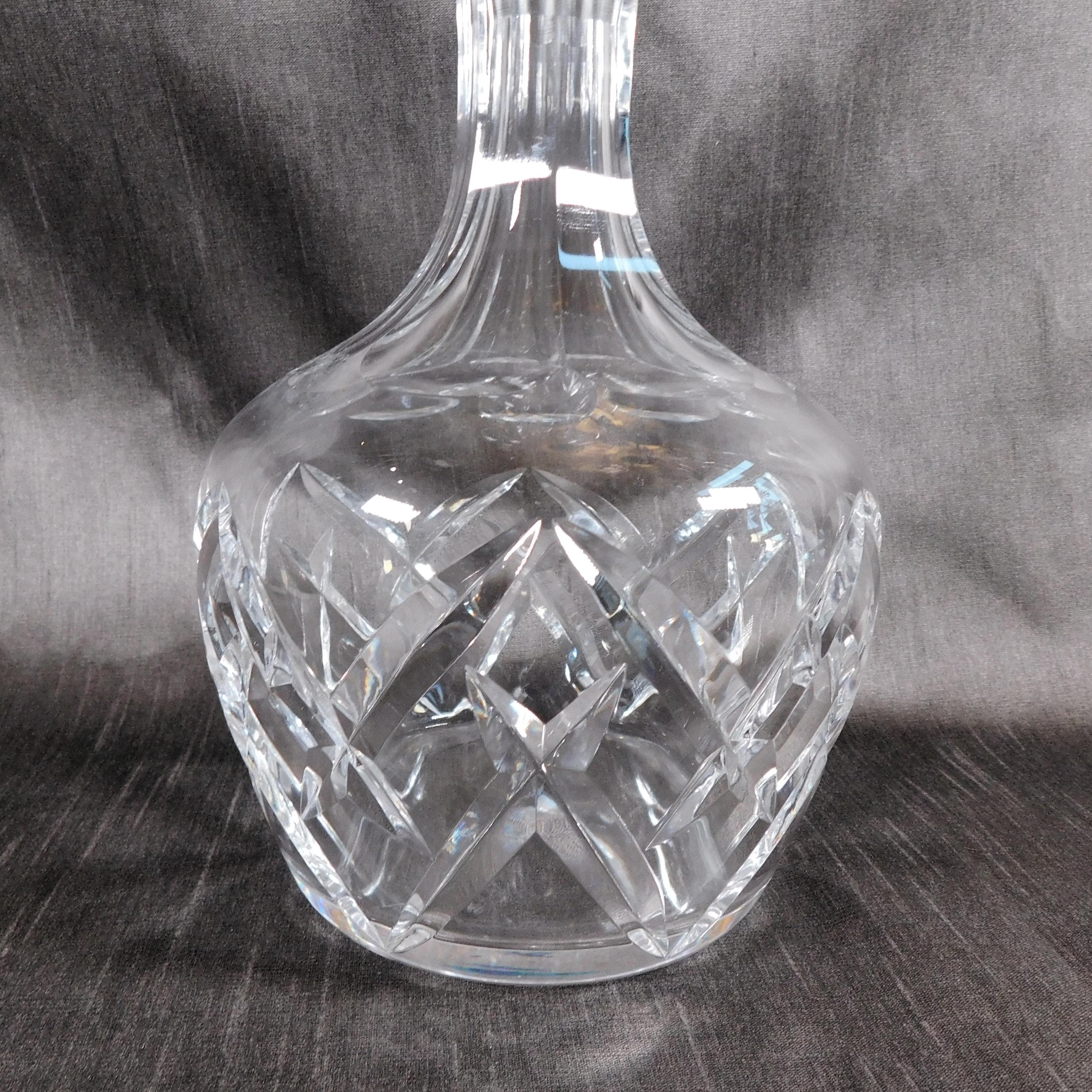 カットクリスタルデキャンタとストッパー # 25918 - Etsy 日本