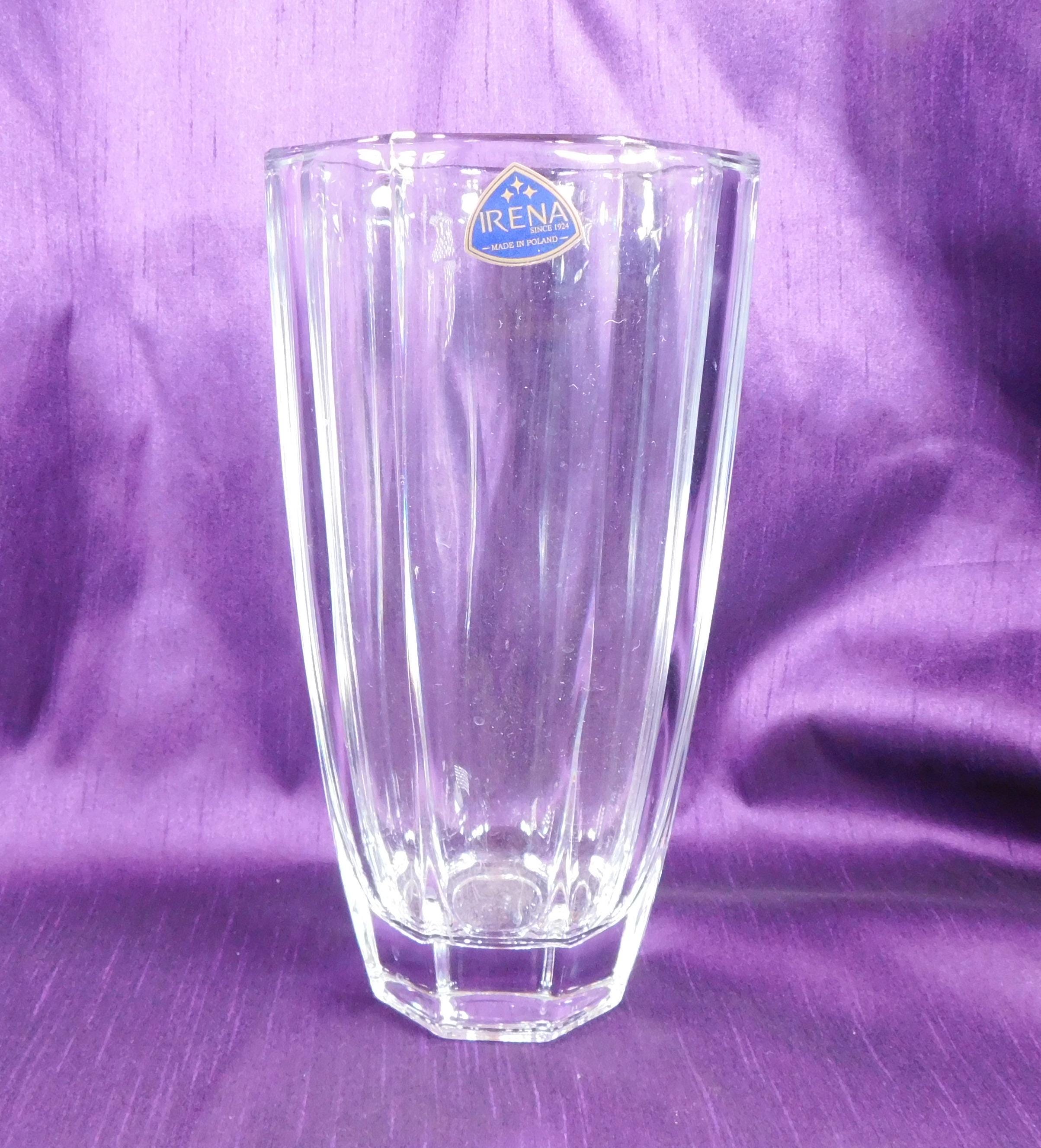 Irena Crystal Vase - Etsy
